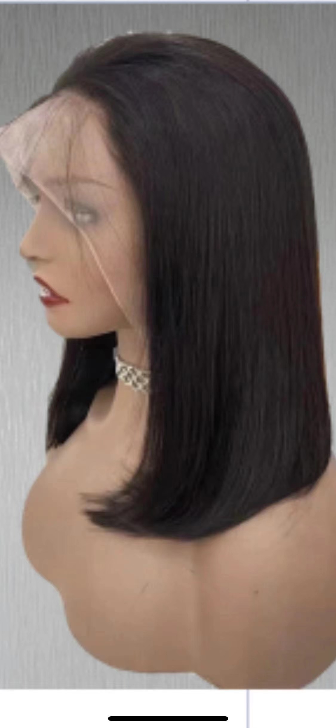 16inches 13x4frontal human hair wig