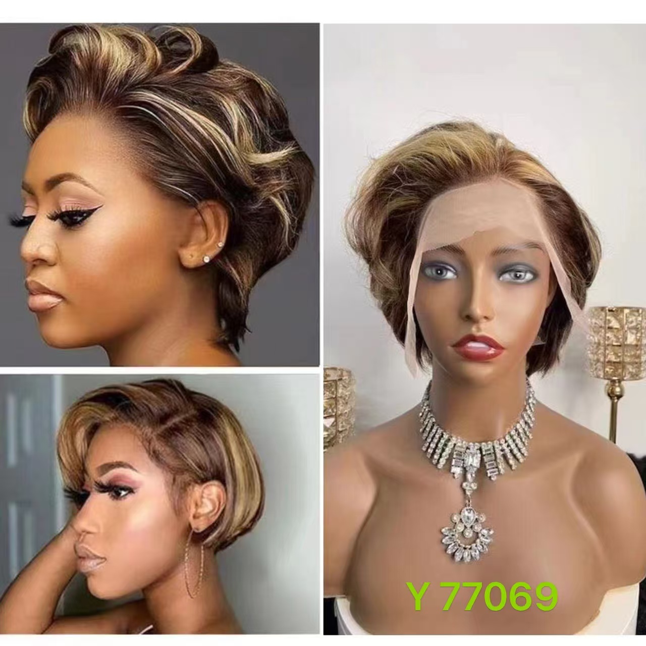 13x4frontal human hair wig 