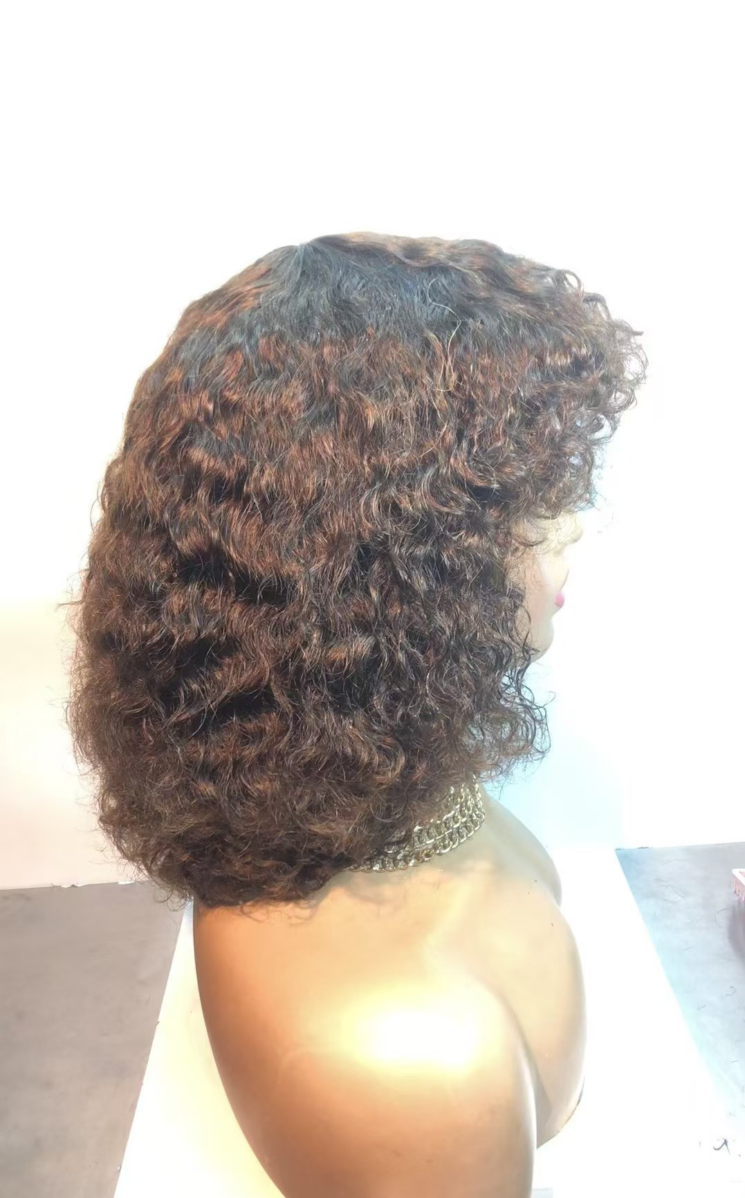 10 inches of human hair wig