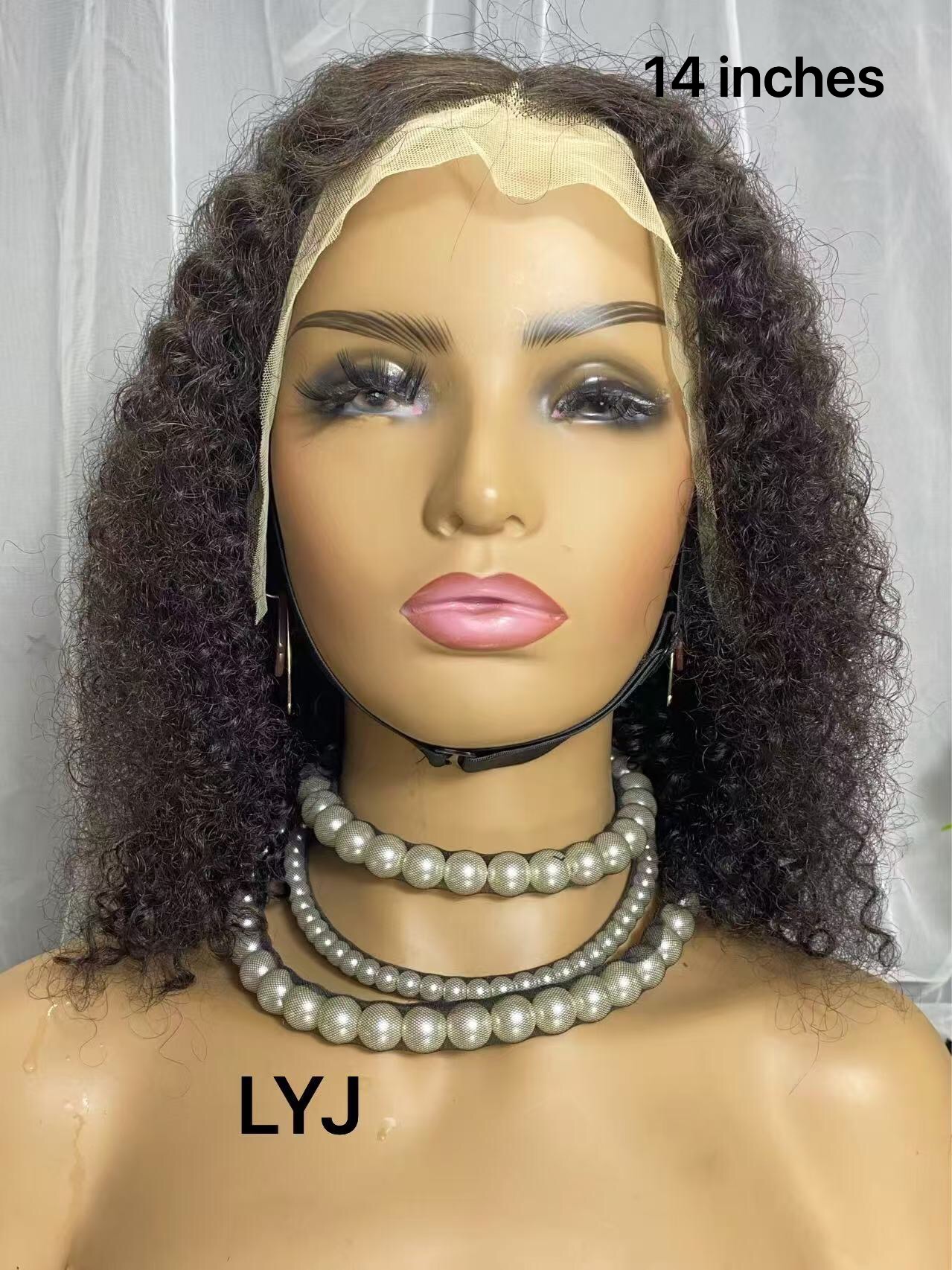 14inches  of Human Hair Wig