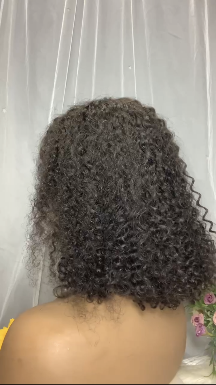 14inches  of Human Hair Wig