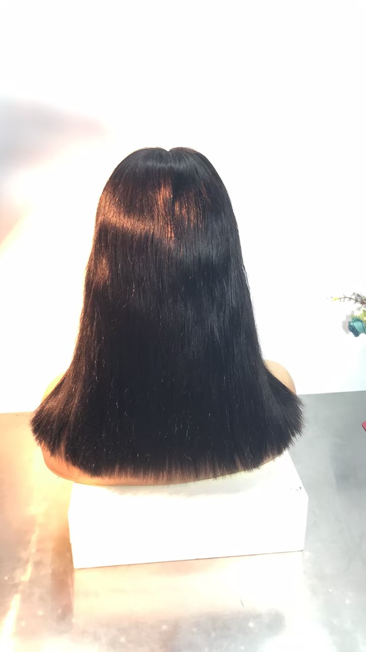 16 inches of human hair wig