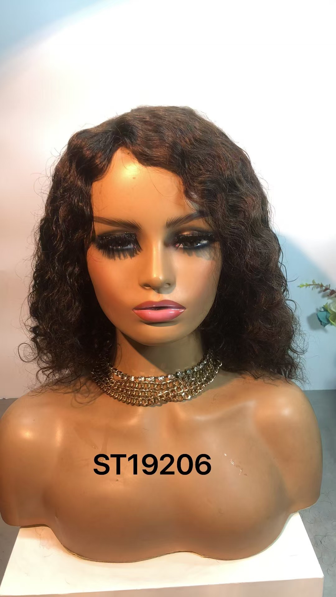 12inches human hair wig