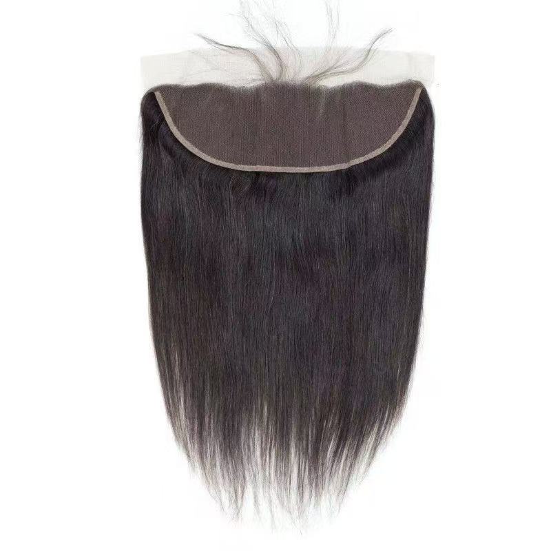 13*4 Frontal Handmade Lace Closures  Human Hair 大发块真人发