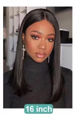Vietnam Bone Straight Short Bob Human Hair Wig 